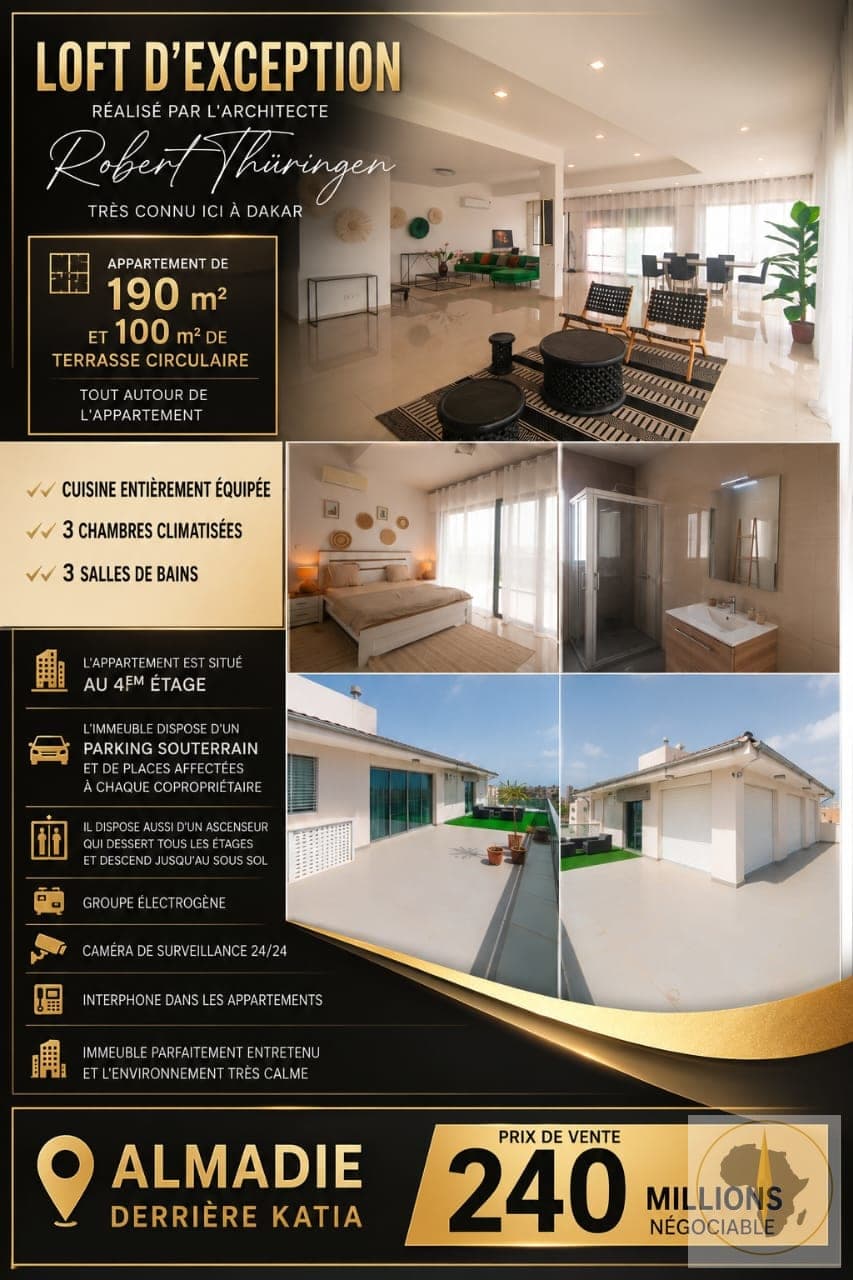 Appartement à vendre à Dakar — photo principale